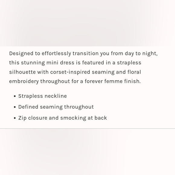 Free People Moonflower Floral Embroidered Mini Dress - Picture 6 of 6